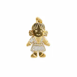 Dije Nena en Oro Amarillo 18k