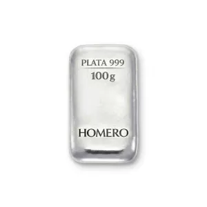 Lingote de plata 100g
