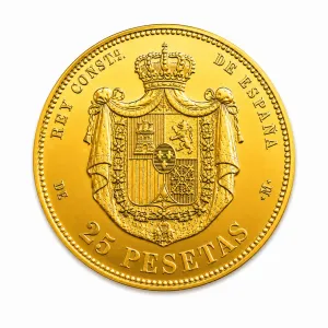 25 Pesetas Alfonso XIII